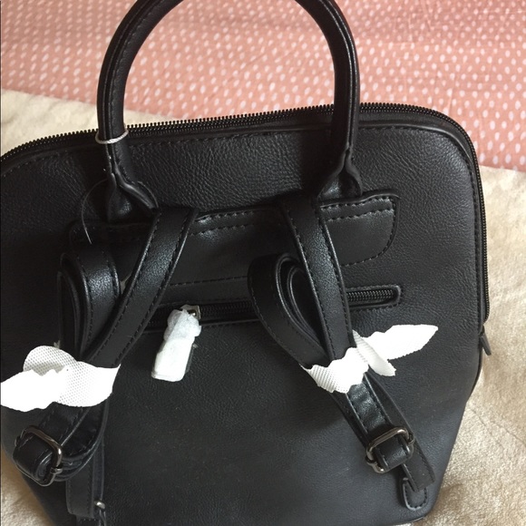 ⭐️SOLD⭐️NWTs David Jones Black Knapsack Bag - Picture 3 of 7
